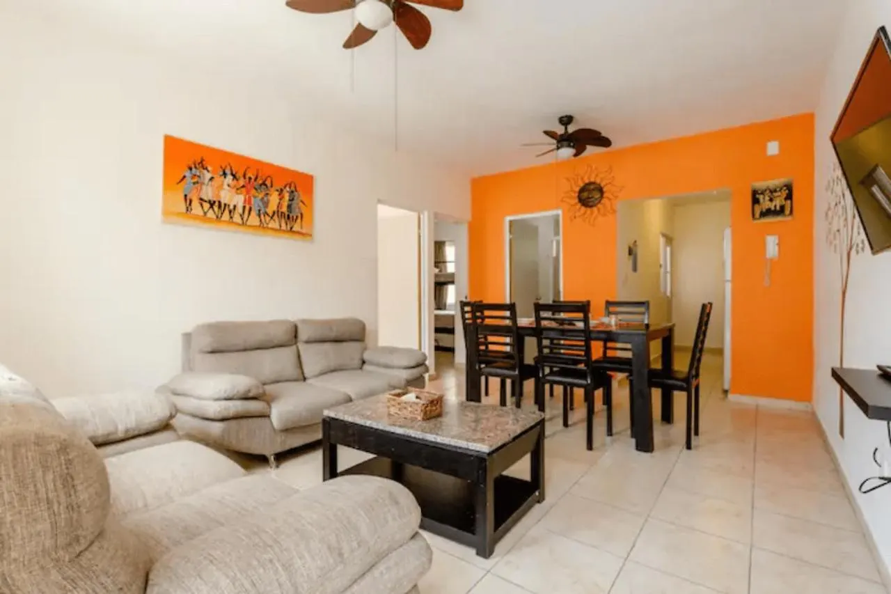 Apartamento En Fraccionamiento Privado 6 Personas, 5 Camas, Piscina Cerca De La Playa بلايا ديل كارمن المكسيك