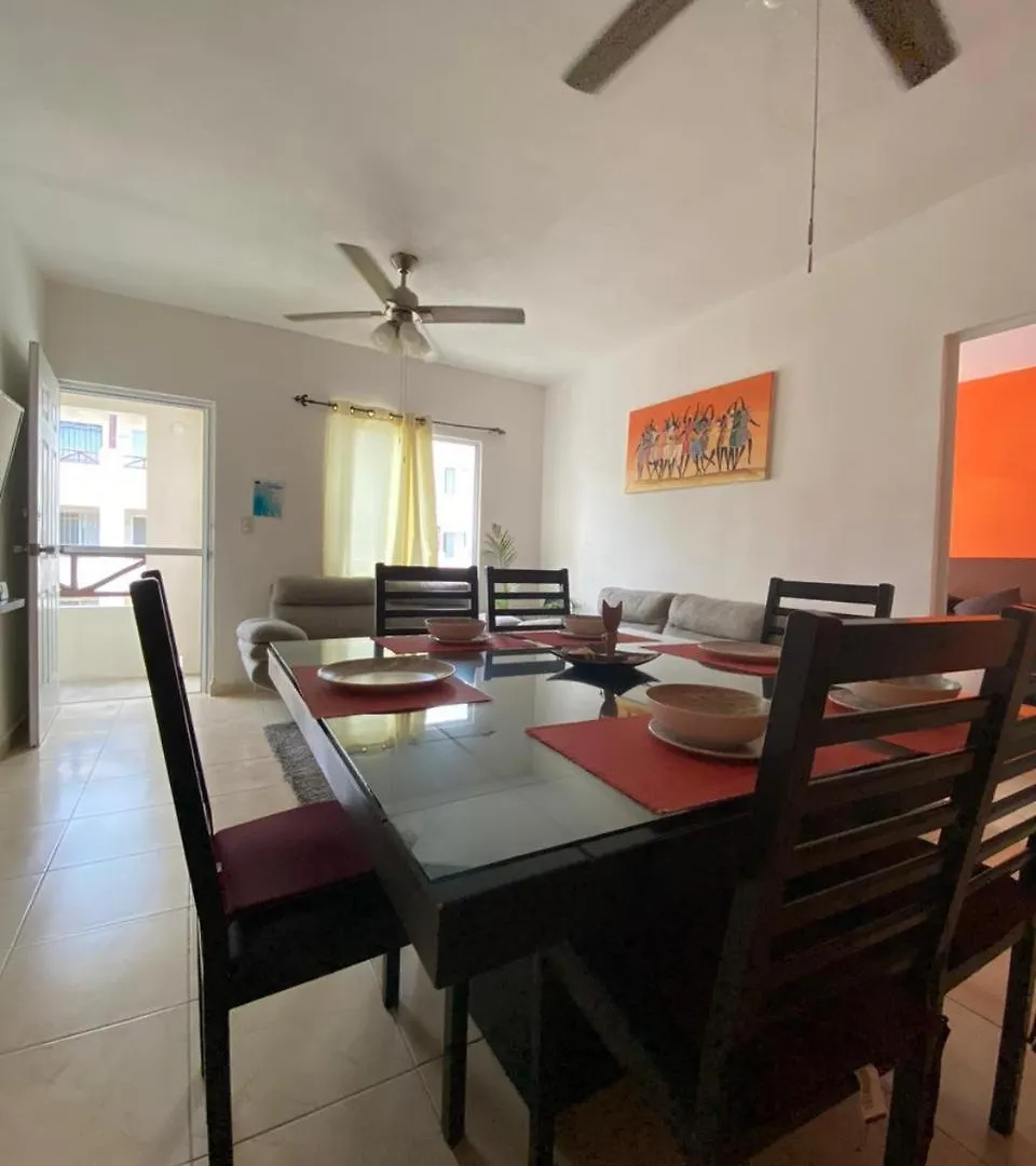 شقة Apartamento En Fraccionamiento Privado 6 Personas, 5 Camas, Piscina Cerca De La Playa بلايا ديل كارمن المكسيك
